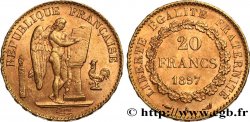 20 francs or Génie, Troisième République 1897 Paris F.533/22 SUP58 