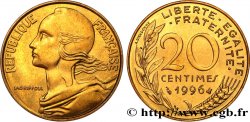 20 centimes Marianne, BU (Brillant Universel) 1996 Pessac F.156/40