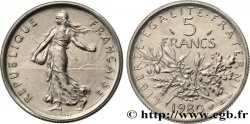 5 francs Semeuse, nickel 1980  F.341/12