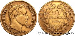 10 francs or Napoléon III, tête laurée, type définitif à grand 10 1864 Paris F.507A/6