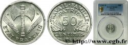 50 centimes Francisque, légère 1944 Beaumont-Le-Roger F.196/5 FDC66 PCGS