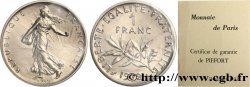 Piéfort nickel de 1 franc Semeuse, nickel 1972 Pessac GEM.104 P1