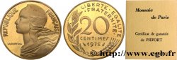 Piéfort Br-Al de 20 centimes Marianne 1975 Pessac GEM.56 P1