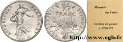 Piéfort nickel de 1/2 franc Semeuse 1975 Pessac GEM.91 P1