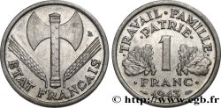 1 franc Francisque, légère 1943  F.223/3