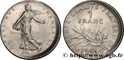 1 franc Semeuse, nickel, fautée frappe en “casquette” 1973 Pessac F.226/18