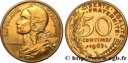 50 centimes Marianne, col à quatre plis 1963 Paris F.197/5