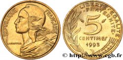 5 centimes Marianne, 4 plis 1993 Pessac F.125/33 var. SPL60 