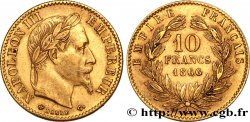 10 francs or Napoléon III, tête laurée 1866 Paris F.507A/12