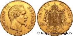 100 francs or Napoléon III, tête nue 1858 Strasbourg F.550/6