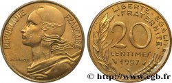 20 centimes Marianne, BU (Brillant Universel), fauté 1997 Pessac F.156/41