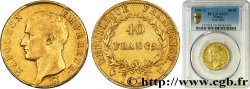 40 francs or Napoléon tête nue, Calendrier grégorien 1806 Turin F.538/4 TTB53 PCGS