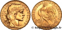 20 francs or Coq, Liberté Égalité Fraternité 1912 Paris F.535/6 SUP+ 