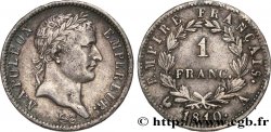 1 franc Napoléon Ier tête laurée, Empire français 1810 Paris F.205/12