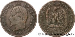 Cinq centimes Napoléon III, tête nue 1855 Marseille F.116/27
