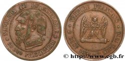 Médaille satirique Br 27, type E “Chouette penchée” 1870  Schw.E3b 