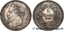 1 franc Napoléon III, tête nue 1854 Paris F.214/2