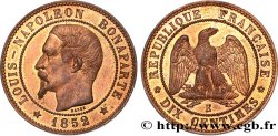 Essai de dix centimes, Louis-Napoléon Bonaparte 1852 Paris VG.3306 