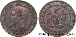 Deux centimes Napoléon III, tête nue 1854 Strasbourg F.107/11