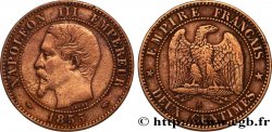Deux centimes Napoléon III, tête nue 1855 Paris F.107/19
