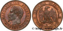 Deux centimes Napoléon III, tête nue 1857 Paris F.107/44