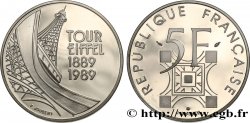 Belle Épreuve 5 francs Tour Eiffel 1989  F5.1200 3
