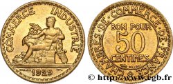 50 centimes Chambres de Commerce 1929 Paris F.191/11