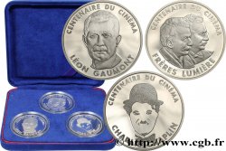 Coffret de trois 100 francs Belle Épreuve CHAPLIN-GAUMONT-LUMIÈRE 1995  F5.1643 4