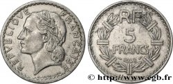 5 francs Lavrillier, aluminium, 9 fermé 1948  F.339/14