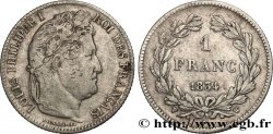 1 franc Louis-Philippe, couronne de chêne 1834 Lille F.210/39