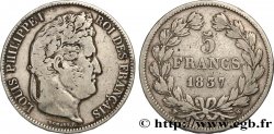 5 francs IIe type Domard 1837 Lille F.324/67