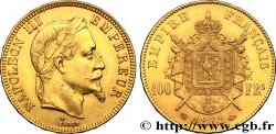 100 francs or Napoléon III, tête laurée 1868 Strasbourg F.551/11