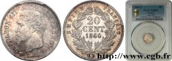 20 centimes Napoléon III, tête nue 1860 Paris F.148/14