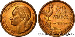 20 francs G. Guiraud, 4 faucilles 1950  F.402/3