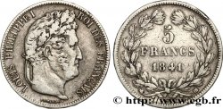 5 francs, IIe type Domard 1841 Strasbourg F.324/92