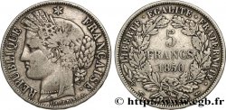 5 francs Cérès, IIe République 1850 Paris F.327/4