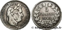 5 francs IIe type Domard 1843 Lille F.324/104 TB 