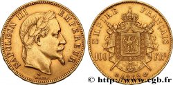 100 francs or Napoléon III, tête laurée 1862 Strasbourg F.551/2