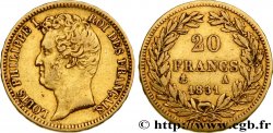 20 francs or Louis-Philippe, Tiolier, tranche inscrite en relief 1831 Paris F.525/2