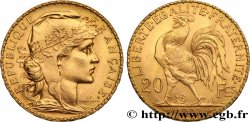 20 francs or Coq, Liberté Égalité Fraternité 1907 Paris F.535/1 SPL 