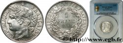 1 franc Cérès, IIIe République 1871 Bordeaux F.216/3