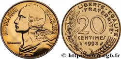 20 centimes Marianne, BU (Brillant Universel), frappe médaille 1993 Pessac F.156/36