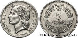 5 francs Lavrillier, aluminium, 9 fermé 1948 Beaumont-le-Roger F.339/16 TTB50 