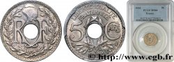 5 centimes Lindauer, petit module 1934 Paris F.122/17 FDC66 PCGS