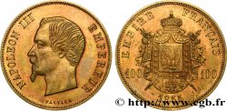 100 francs Napoléon III, tête nue, FACTICE pour le Film “Le Tricheur” 1855   SUP 