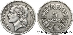 5 francs Lavrillier, aluminium 1952  F.339/22