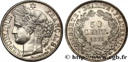 50 centimes Cérès, IIIe République 1871 Paris F.189/1