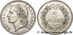 Essai de 5 francs Lavrillier, nickel 1933  F.336/1