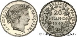 Concours de 20 francs, essai de Marrel 1848 Paris VG.3030 var