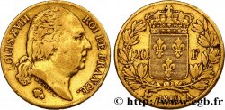 20 francs or Louis XVIII, tête nue 1819 Paris F.519/15